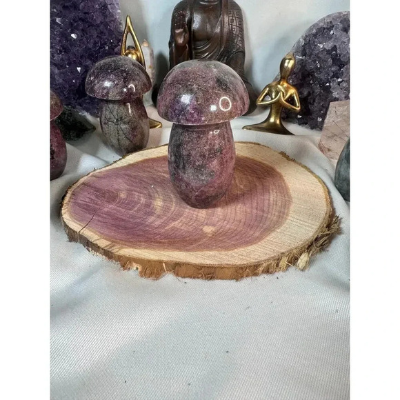 Rhodonite Mushroom - Picture 1 of 2